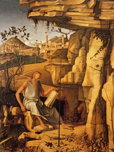 Saint Jérôme dans le désert, 1480-87 - Giovanni Bellini