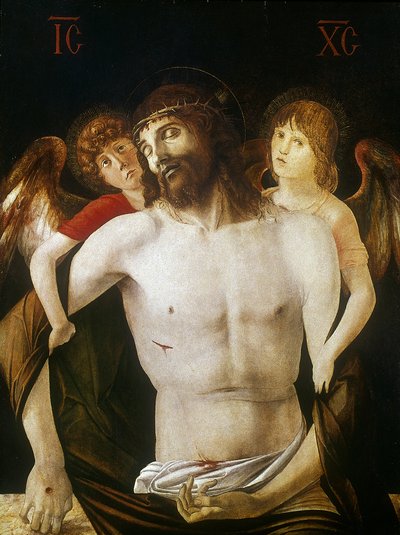 Le Christ mort soutenu par des anges - Giovanni Bellini