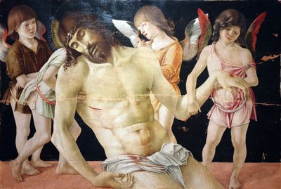 Le Christ mort, soutenu par quatre anges - Giovanni Bellini