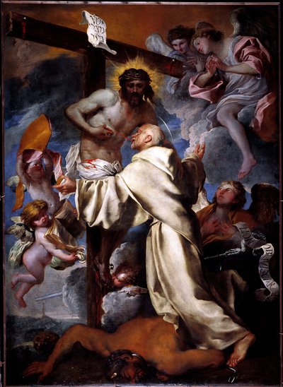 Vision mystique de Saint Bernard - Giovanni Benedetto Castiglione
