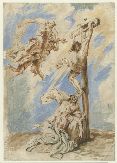 Christ sur la croix - Giovanni Benedetto Castiglione