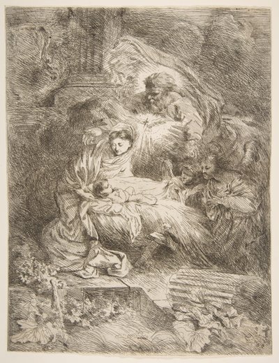 Dieu le Père observant la Vierge et l