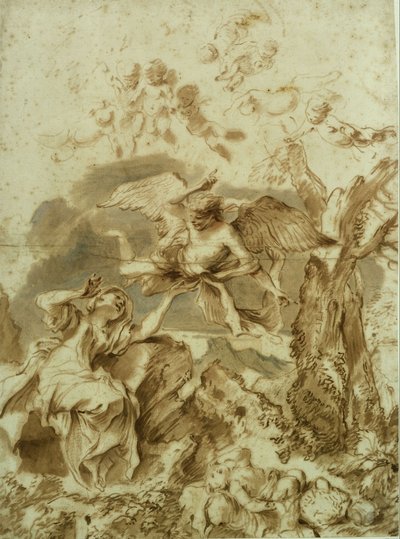 Agar et Ismaël dans le désert - Giovanni Benedetto Castiglione