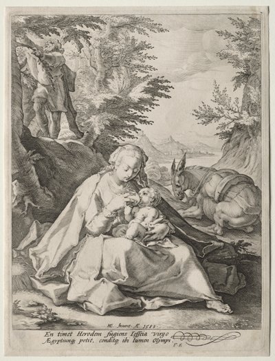 Repos pendant la fuite en Égypte - Giovanni Benedetto Castiglione
