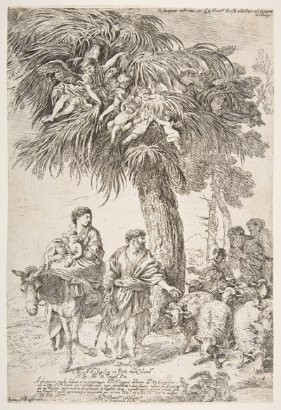 La Sainte Famille en fuite vers l