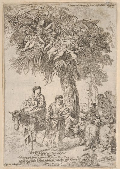 La Sainte Famille en fuite vers l