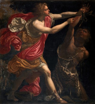 Attribué à Giovanni Bilivert - Apollon écorchant Marsyas, 1630 c - Giovanni Biliverti