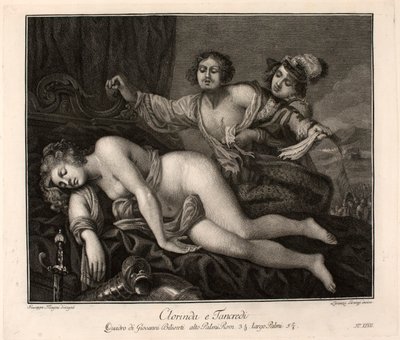 La Lamentation de Tancrède sur le corps de Clorinda - Giovanni Biliverti