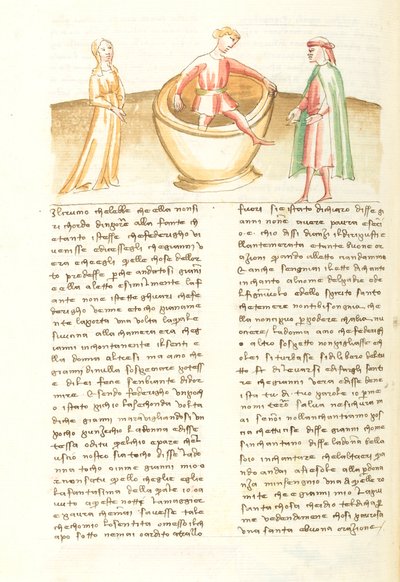 Décaméron, A la fortune du pot ; Mari de Peronella sortant de la jarre , Septième journée, nouvelle 2. - Giovanni Boccaccio