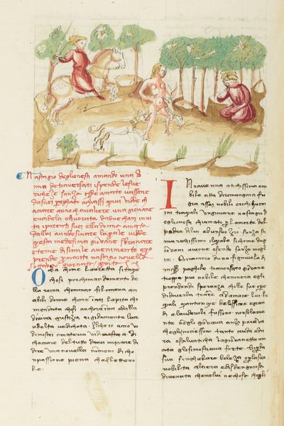 Décaméron, La chasse infernale - Vision de Nastagio degli Onesti , Cinquième journée, nouvelle 8. - Giovanni Boccaccio