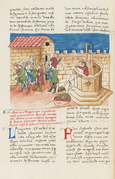 Décaméron, Les parfums de Naples - Andreuccio di Pietro sortant du puits, Deuxième journée, nouvelle 5. - Giovanni Boccaccio