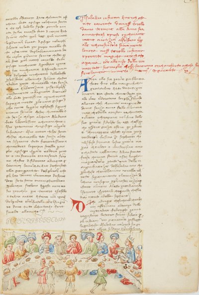 Décaméron, Reour par voie des airs ; Torello di Stra et Adalieta se retrouvant, Dixième journée, nouvelle 9. - Giovanni Boccaccio