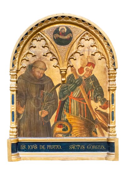Le Bienheureux Jean de Prato et Saint Georges - Giovanni Boccati or Boccatto