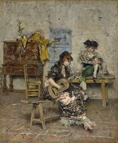 Un Joueur de guitare, 1872 - Giovanni Boldini