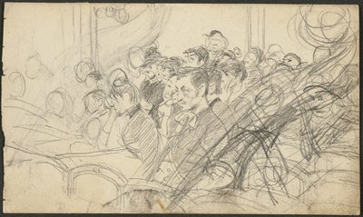 Audience dans un théâtre parisien I - Giovanni Boldini
