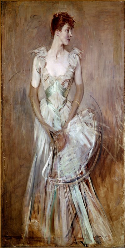 Portrait de la Comtesse de Leusse née Berthier - Giovanni Boldini