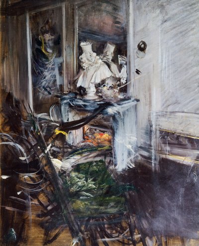 Cardinal Bernini dans la chambre du peintre par Giovanni Boldini - Giovanni Boldini