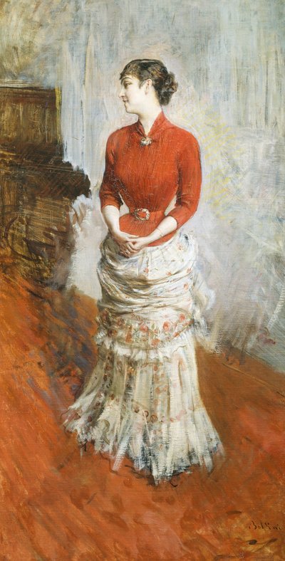 Comtesse de Rasty debout, vers 1878, par Giovanni Boldini - Giovanni Boldini
