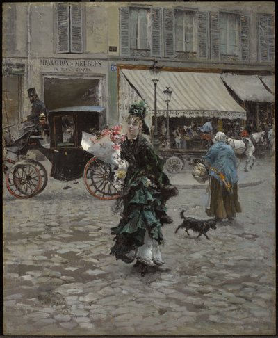 Traverser la rue - Giovanni Boldini
