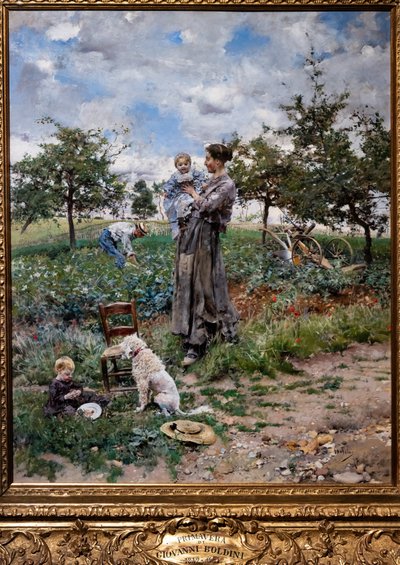 À la campagne (Le Printemps) - Giovanni Boldini