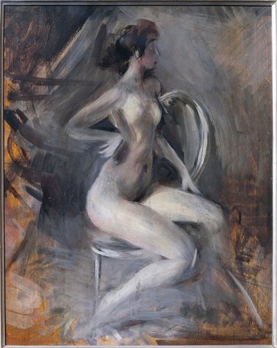 Italie, Ferrare, Nu dynamique - Giovanni Boldini