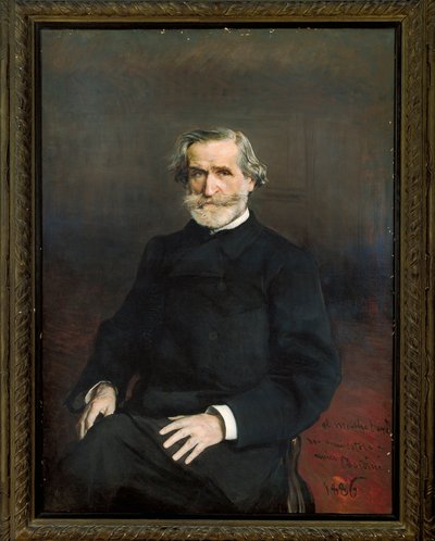 Italie, Portrait du compositeur italien Giuseppe Verdi - Giovanni Boldini