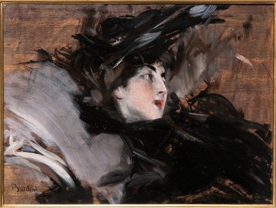 Dame portant un Bonnet - Giovanni Boldini