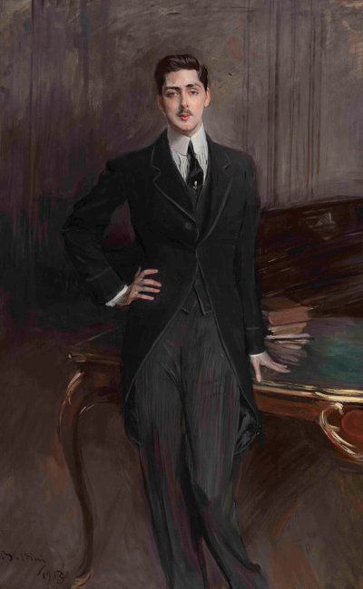 Portrait du comte Sergey Platonovich Zubov 1881-1964, 1913 - Giovanni Boldini