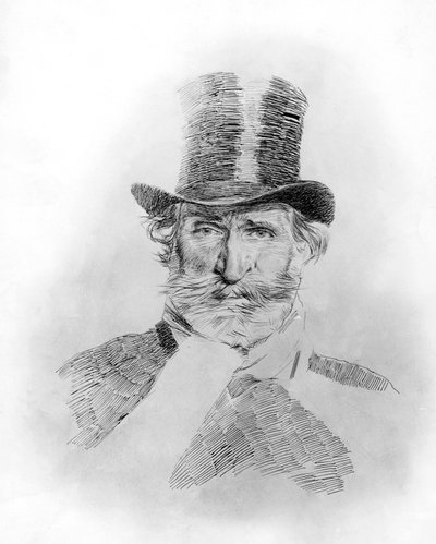Portrait de Giuseppe Verdi - Giovanni Boldini