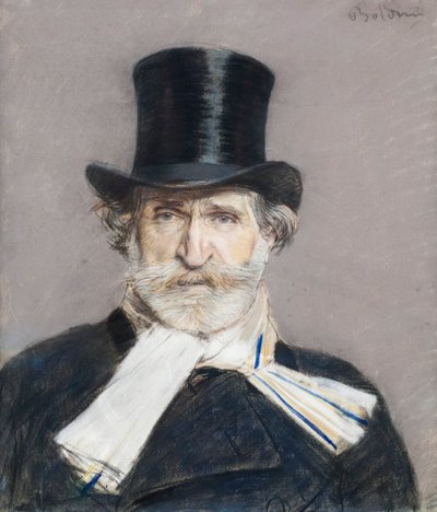 Portrait de Giuseppe Verdi - Giovanni Boldini