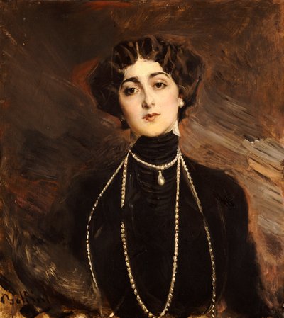 Portrait de Lina Cavalieri - Giovanni Boldini