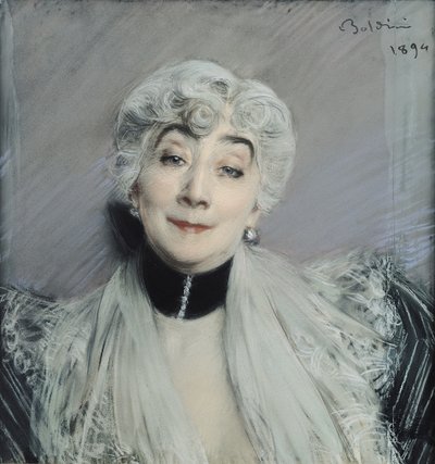 Portrait de la comtesse de Martel de Janville, connue sous le nom de Gyp (1850-1932) - Giovanni Boldini