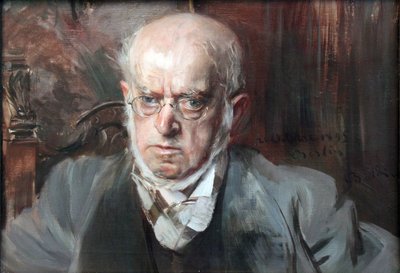 Portrait du peintre Adolph von Menzel - Giovanni Boldini