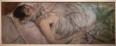 La Comtesse de Rasty Allongée - Giovanni Boldini