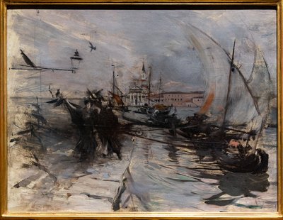 Venise, San Giorgio Maggiore vu de la Ville, vers 1885 - Giovanni Boldini