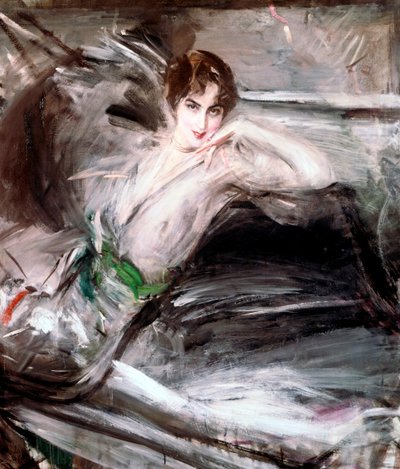 Femme assise sur une chaise, vers 1860 - Giovanni Boldini
