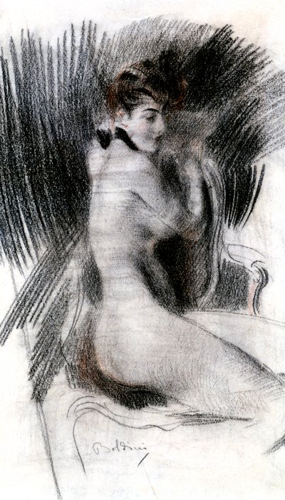 Femme assise, vers 1920 - Giovanni Boldini