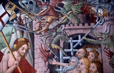 Descente aux enfers (détail) - Giovanni Canavesio