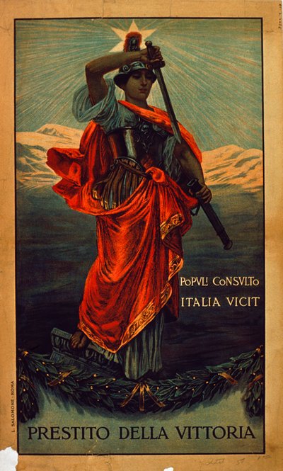 Affiche militaire italienne, Première Guerre mondiale : 