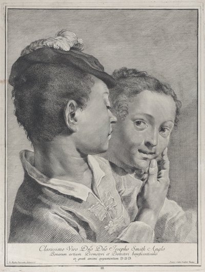 Garçon avec un chapeau touchant le visage d