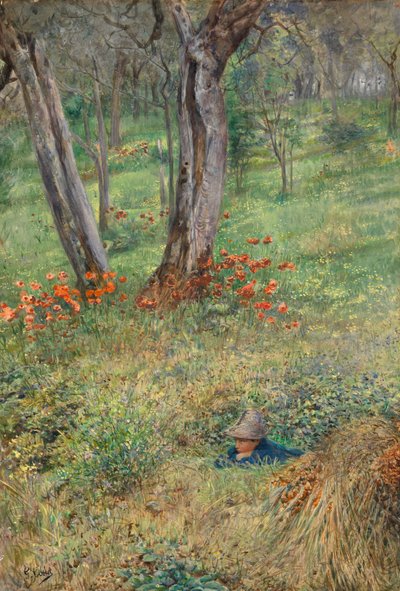 Une Cachette dans la Forêt - Giovanni Costa