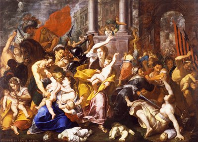 Le Massacre des Innocents, par Johann Christoph Storer (1611-1671) - Giovanni Cristoforo Storer
