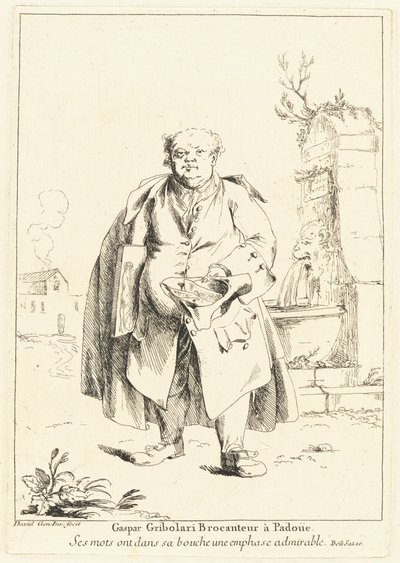 Gaspar Gribolari, brocanteur à Padoue - Giovanni David
