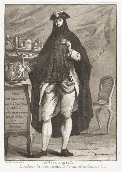 Le Masque au café - Giovanni David