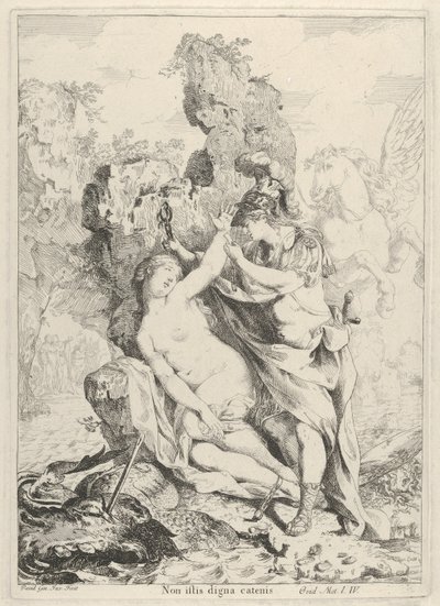 Persée sauvant Andromède, 1775 - Giovanni David