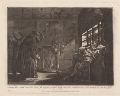 Le "Giardin Scuro," pour les exécutions par strangulation - Giovanni De Pian, after Francesco Galimberti