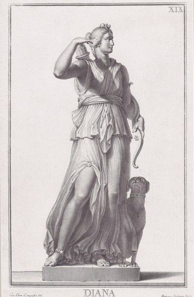 Statue de Diane, 1734 - Giovanni Domenico Campiglia