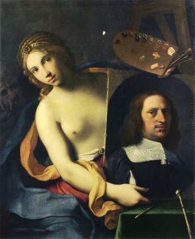 Allégorie de la peinture - Giovanni Domenico Cerrini