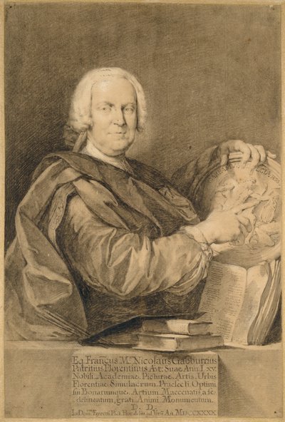Portrait du cavalier Francesco Maria Niccolò Gabburri - Giovanni Domenico Ferretti