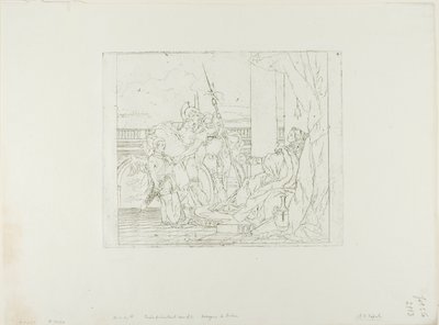Énée présente son fils Ascagne à Didon - Giovanni Domenico Tiepolo